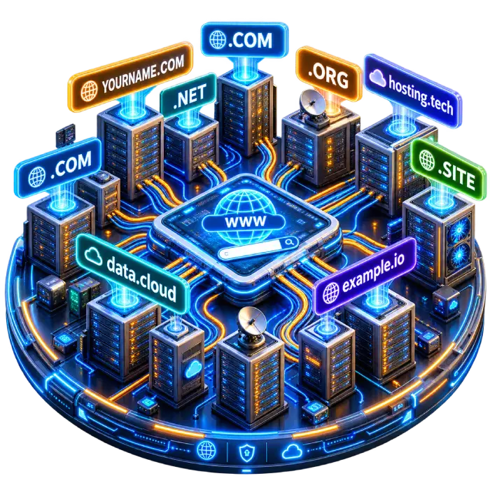 Hébergement Web Rapide et Sécurisé - Chaque grand site web a besoin d'un nom à la hauteur ! 