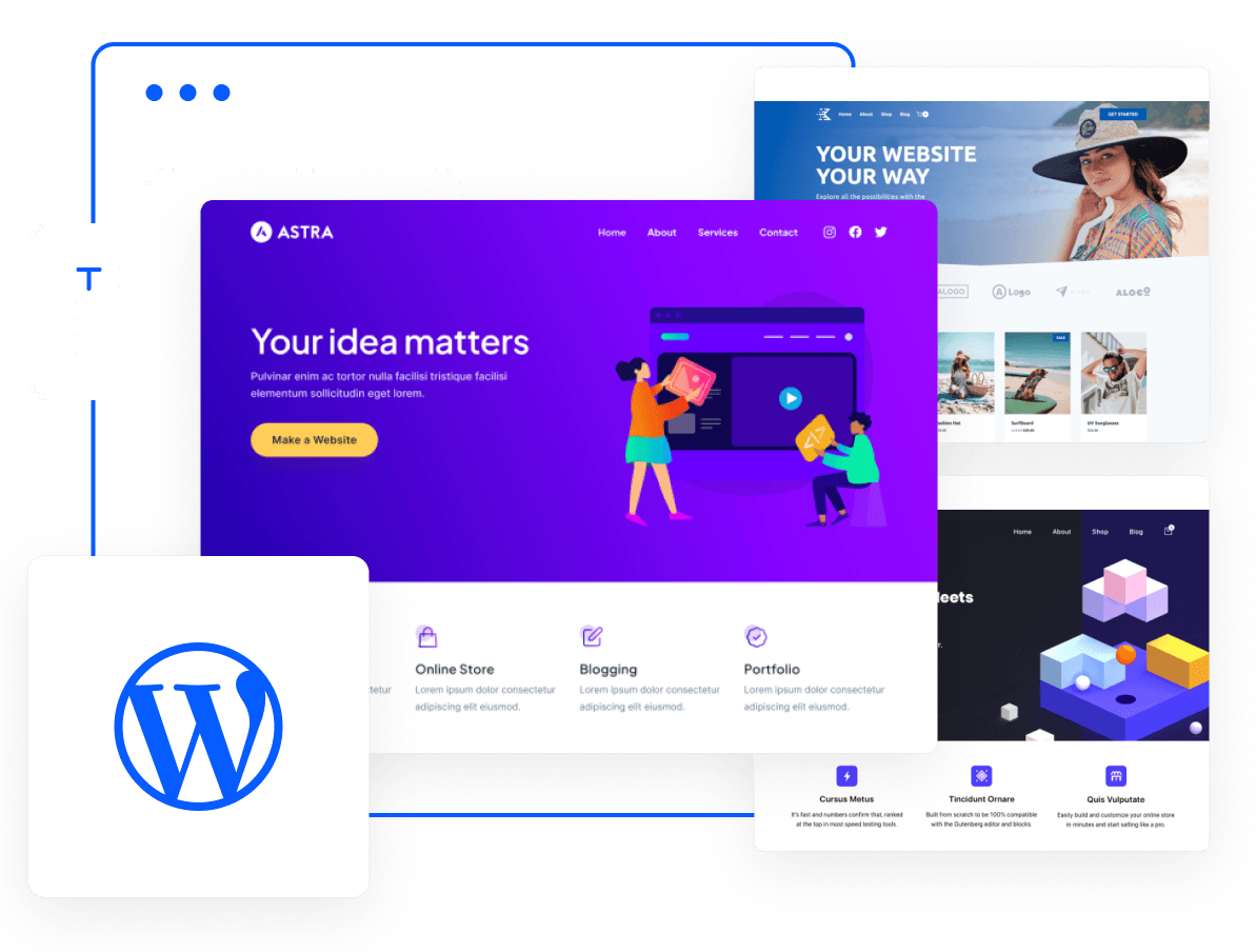 WordPress Hosting - Over 10,000+ WordPress themes